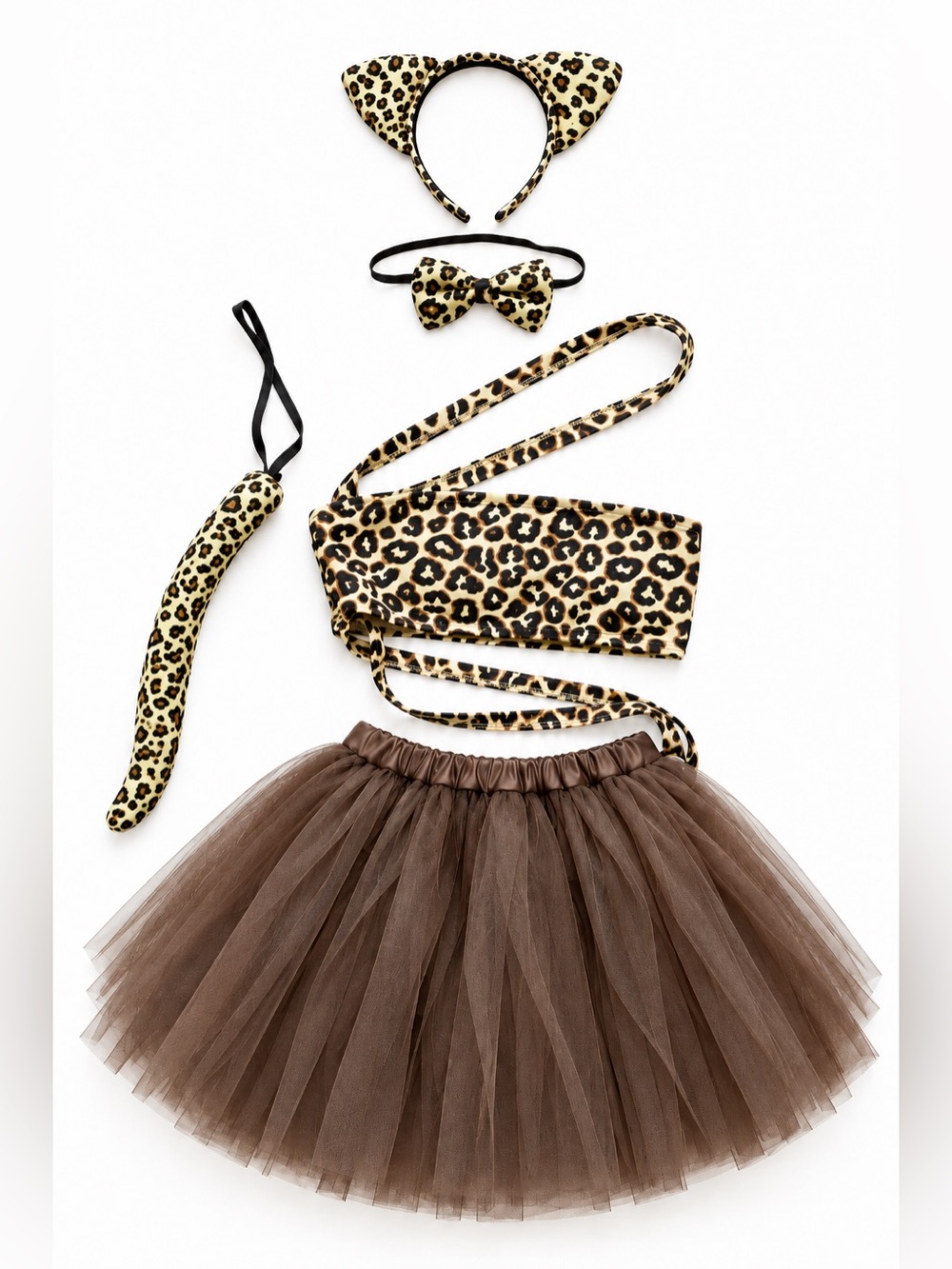 Leopard 5PCS Halloween Costume
